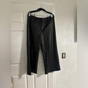 Zara Flare Leather Pants